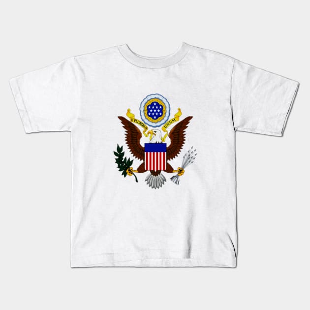 UNITED STATES. UNITED STATES COAT OF ARMS. SAMER BRASIL Kids T-Shirt by Samer Brasil